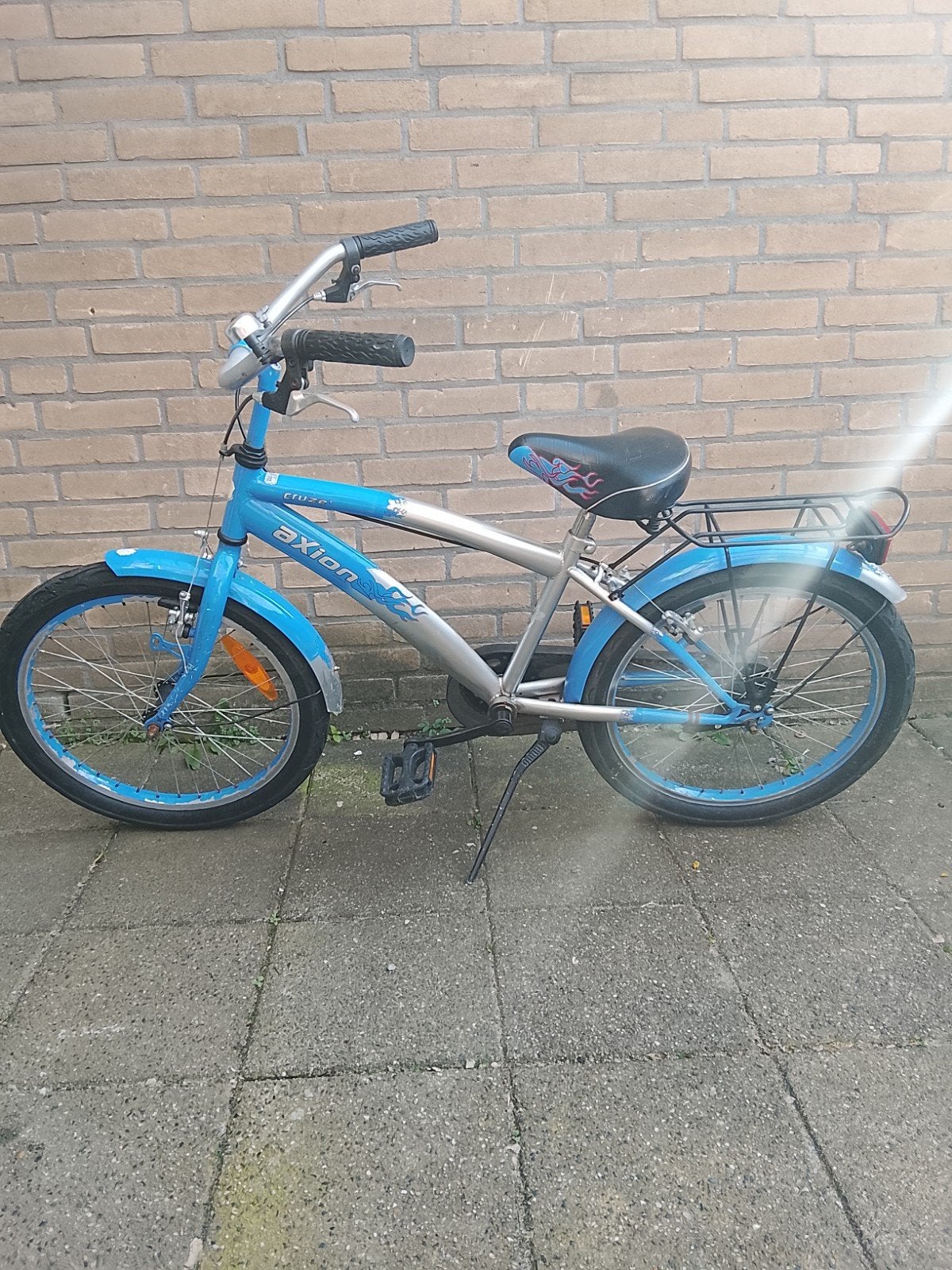 Stoere 20 inch Cruiser jongensfiets met hand/terug traprem., Fietsen en Brommers, Ophalen, Gebruikt, 20 inch