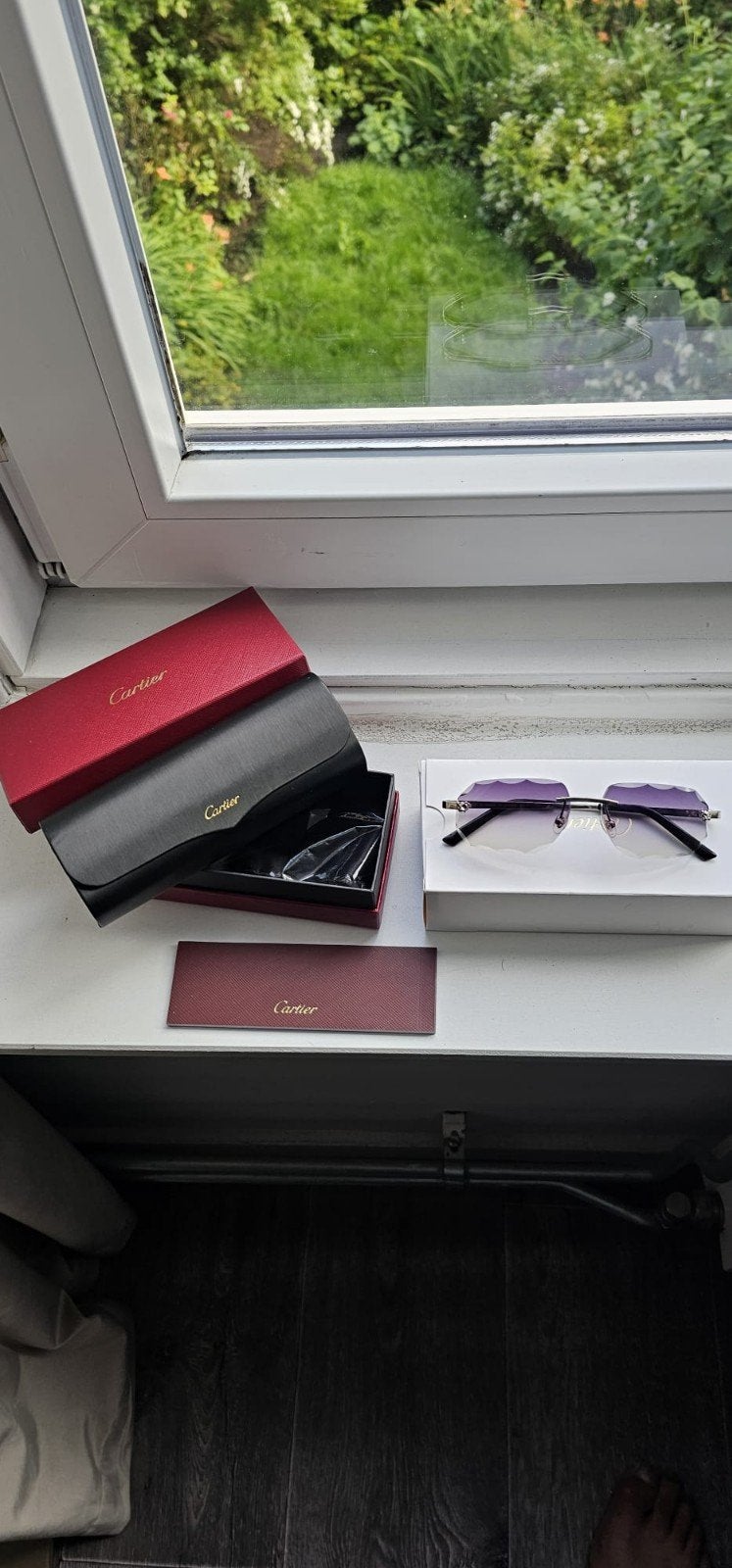 Cartier Phantera bril, Zwart, Zo goed als nieuw, Bril, Ophalen