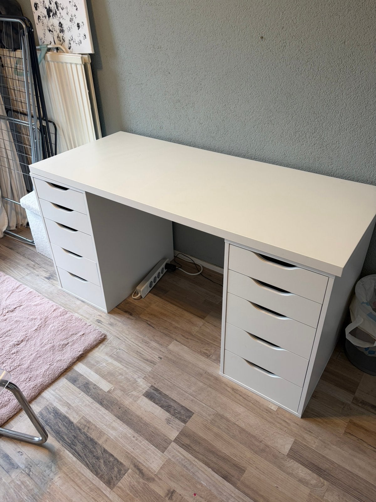 IKEA ALEX/LAGKAPTEN bureau, Ophalen, Zo goed als nieuw