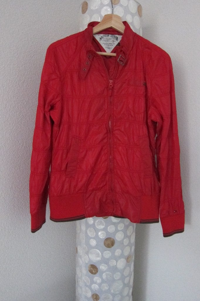 Hilfiger denim zomerjas dames xl rood, Maat 46/48 (XL) of groter, Zo goed als nieuw, Schipluidenlaan 20 5035KJ Tilburg, Merkfreak