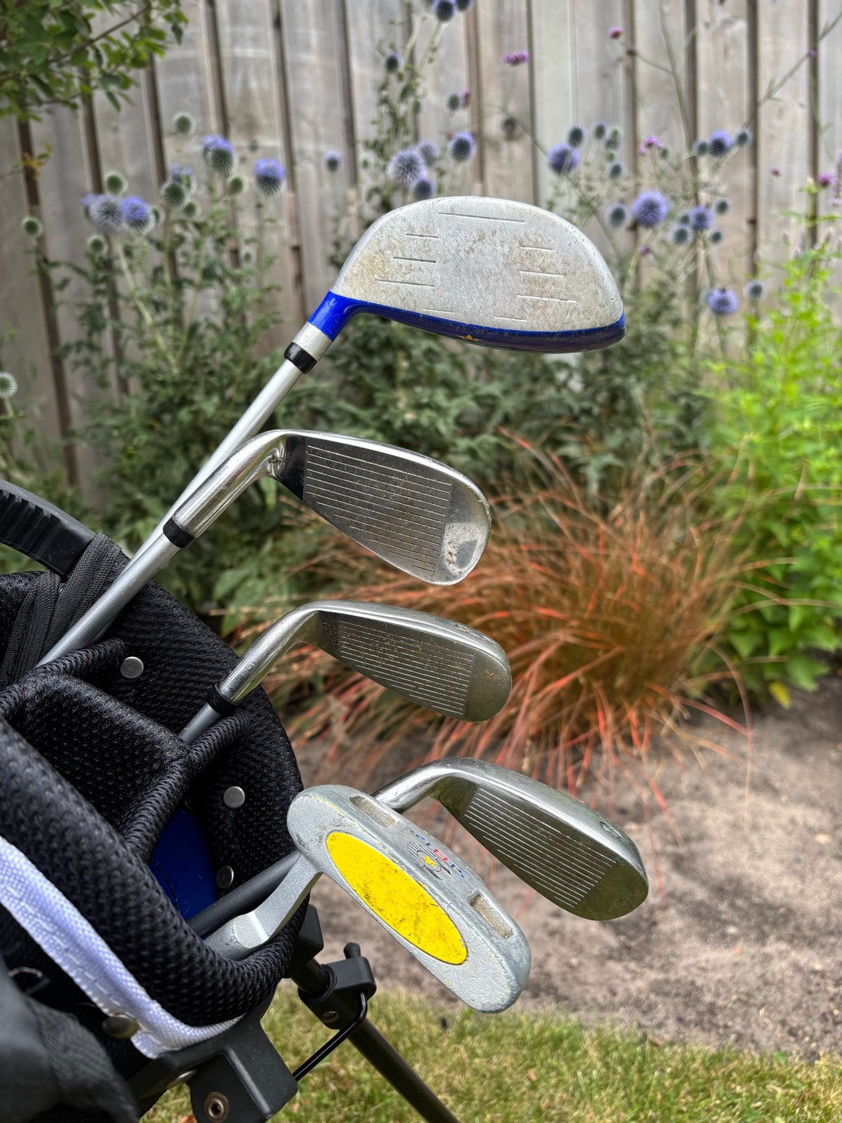 Complete kinder golfset met tas, Ophalen, Gebruikt, Set, Overige merken