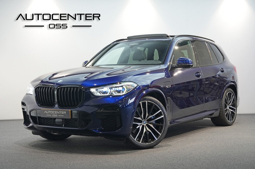 BMW X5 xDrive45e M-Sport ✅ BMW Gar. 3/2028 ✅ Pano ✅ 50, 12 maanden, Gebruikt, 394 pk, Blauw