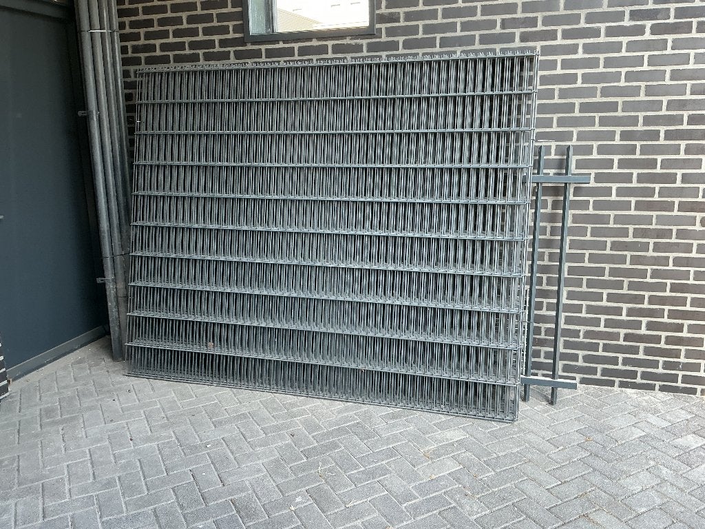 Hekwerk, Ophalen, Gebruikt, IJzer, Dubbelstaafmat hekwerk