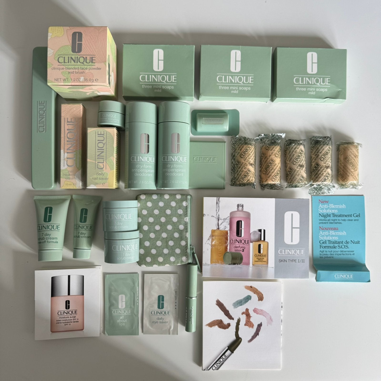 Clinique complete set alles nieuw, Overige kleuren, Nieuw, Toebehoren, Verzenden