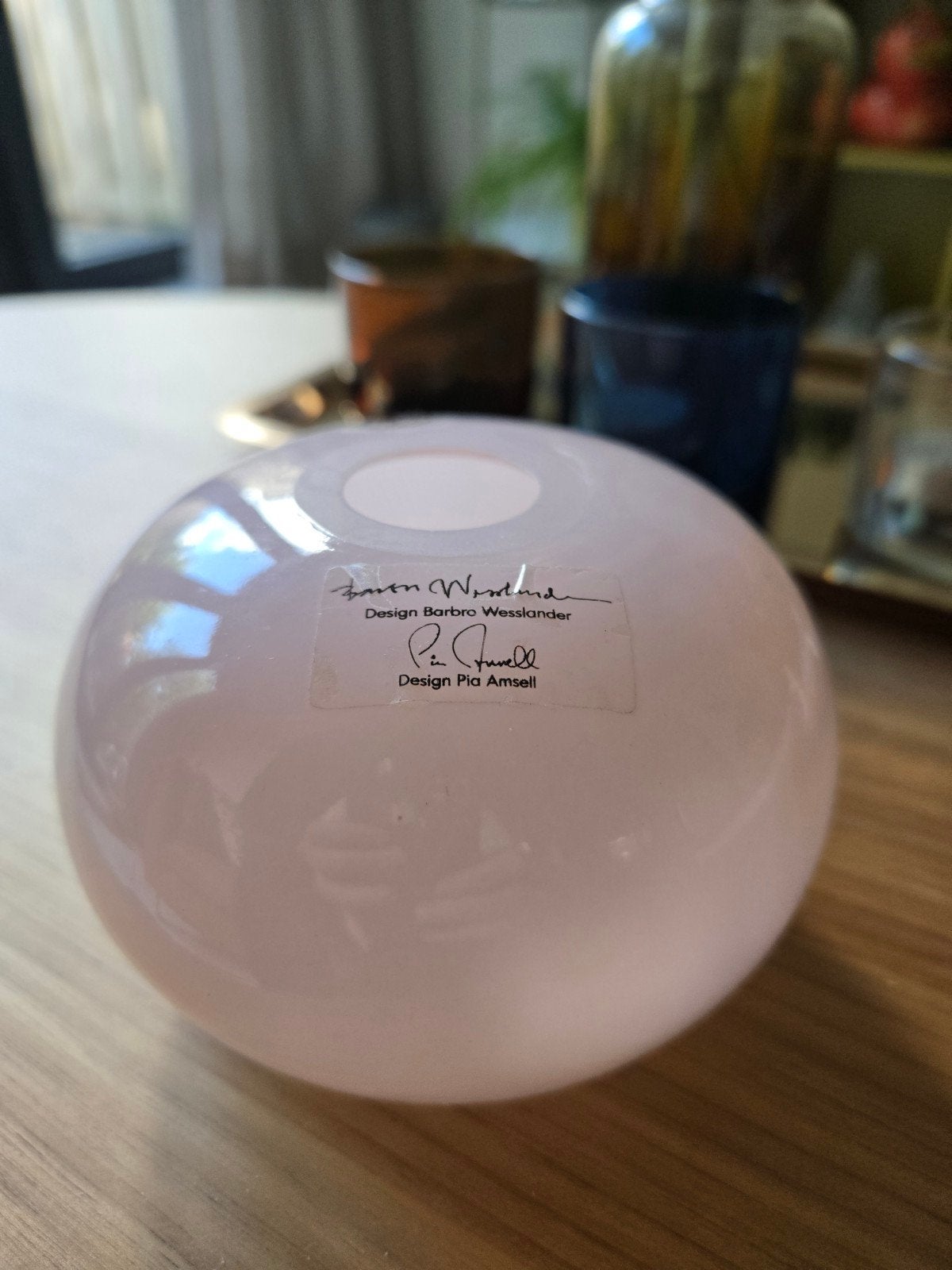 Vintage IKEA Vaas Roze – Barbro Wesslander & Pia Amsell, Ophalen of Verzenden, Roze