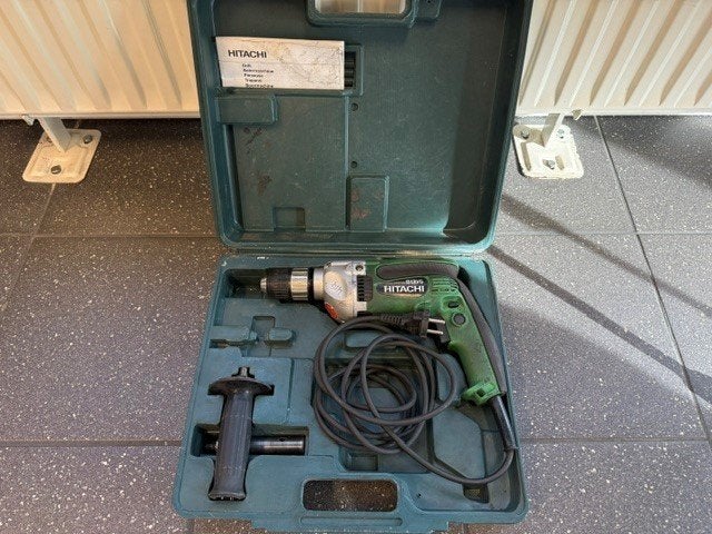 boormachine Hitachi, Variabele snelheid, Ophalen of Verzenden, Boor- en Schroefmachine, Gebruikt