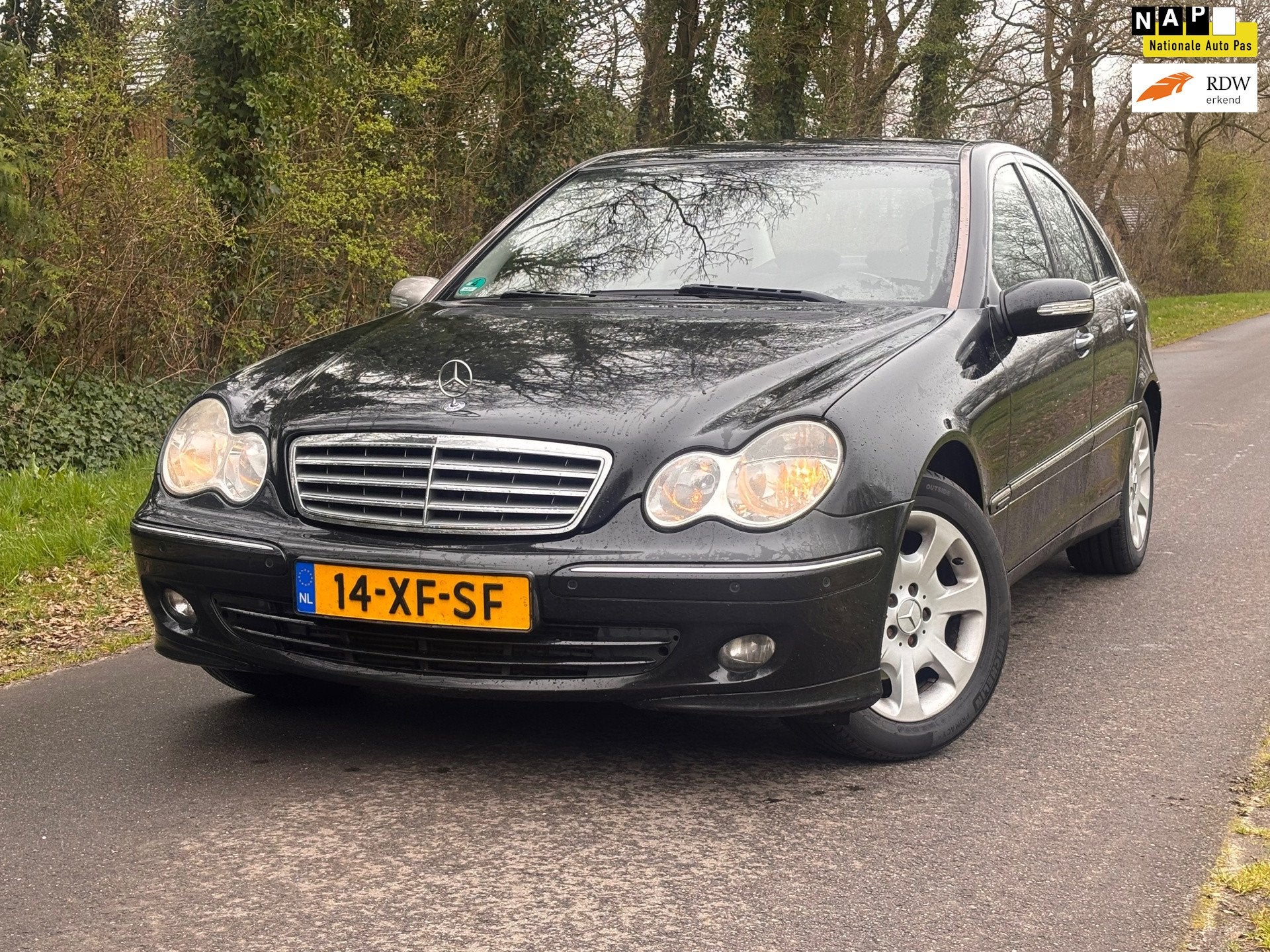 Mercedes-Benz C-klasse 200 CDI Elegance | Automaat + Cruise, Auto's, Automaat, Gebruikt, 4 cilinders, Parkeersensor
