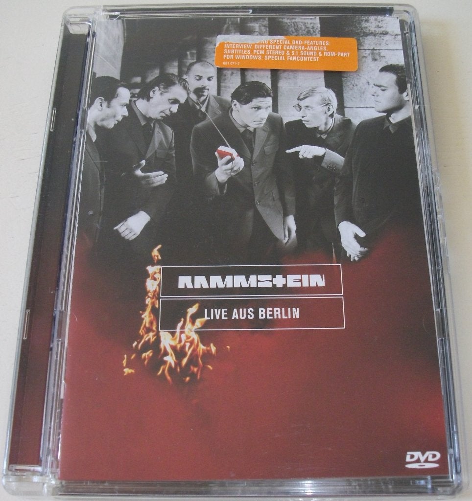 Dvd *** RAMMSTEIN *** Live aus Berlin, Vanaf 16 jaar, Ophalen of Verzenden, Zo goed als nieuw