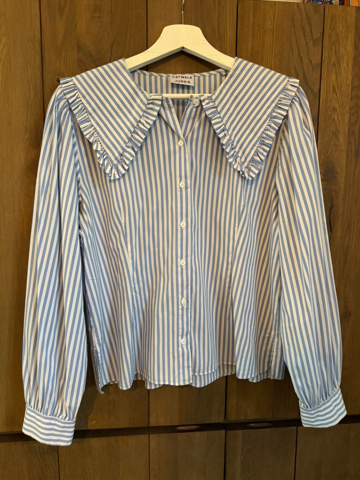 Catwalk Junkie blouse 42/44, Ophalen of Verzenden, Zo goed als nieuw, Maat 42/44 (L), Blauw