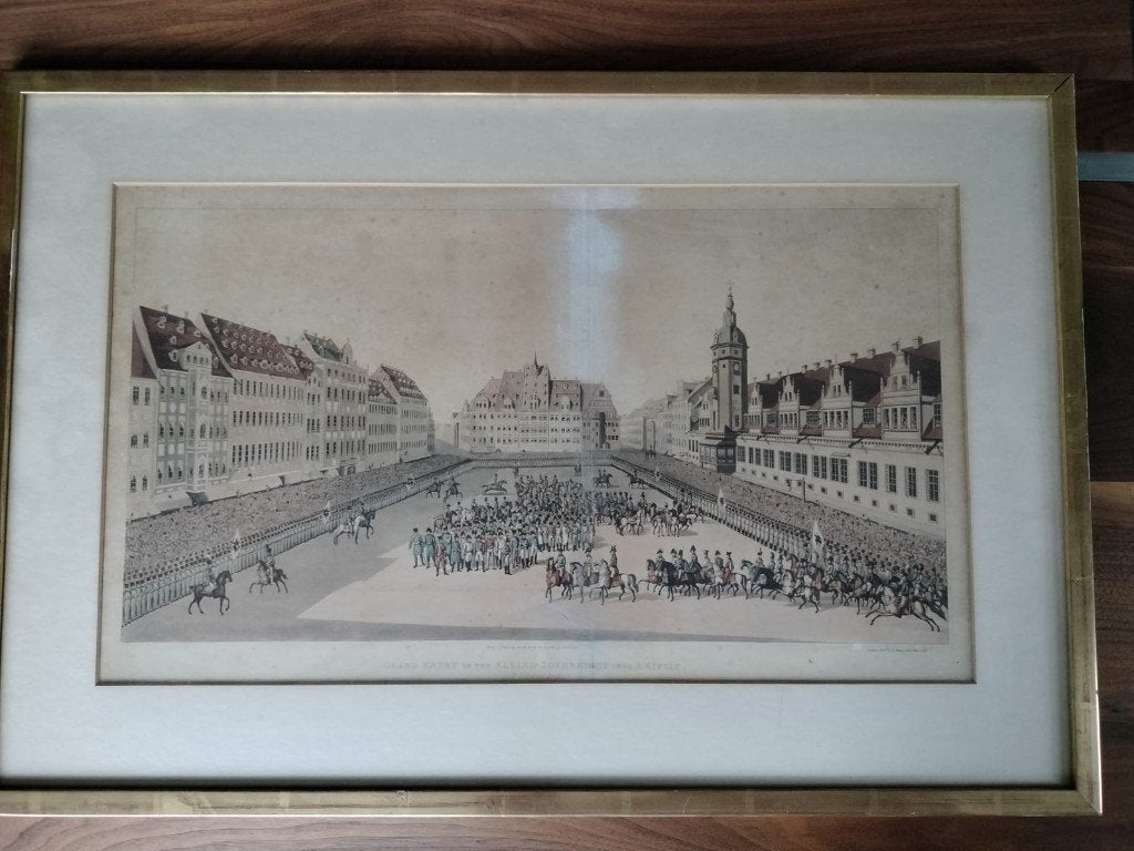 Aquatint van Robert Bowyer, Ophalen, 70 cm, Overige technieken, Militair