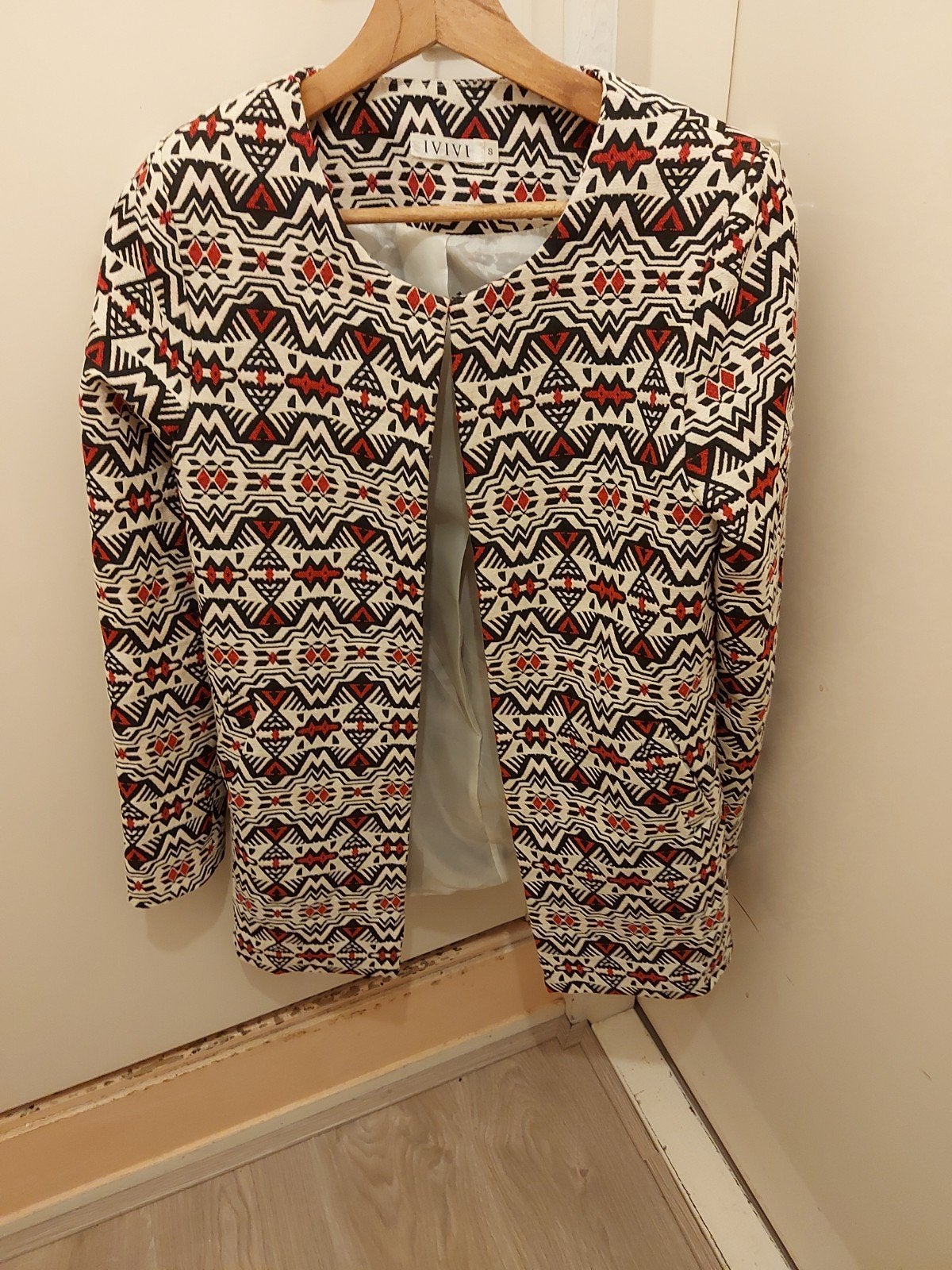 IVIVI Jasje met Aztec print - Maat S, Meerkleurig, Ophalen of Verzenden, Zo goed als nieuw, Jasje
