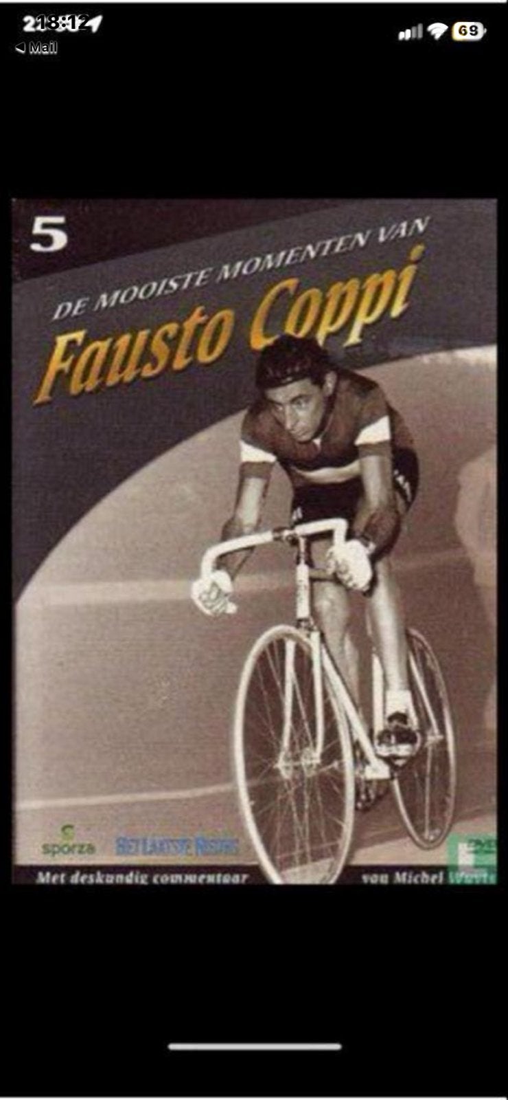 De Mooiste Momenten van Fausto Coppi DVD, Alle leeftijden, Ophalen of Verzenden, Zo goed als nieuw, Overige genres