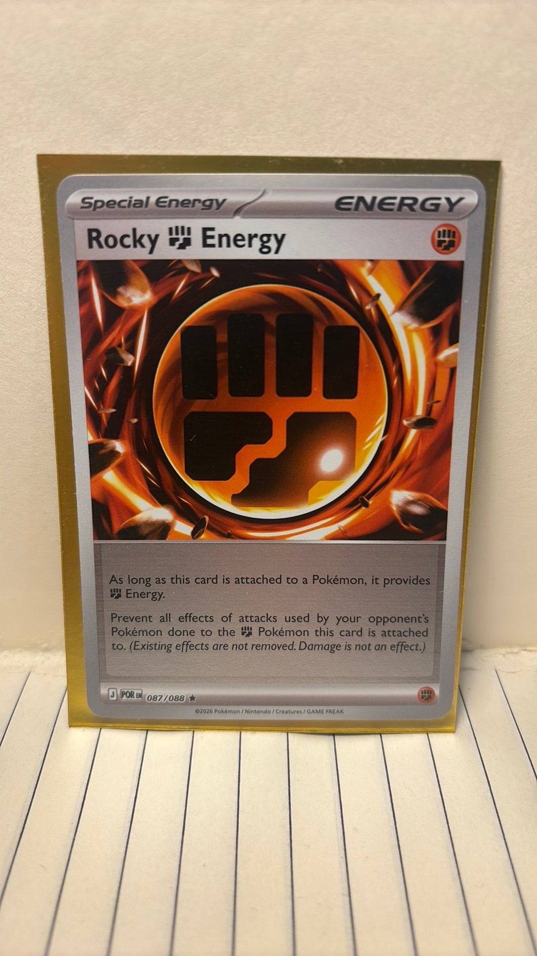 Rocky Energy 087/088 reverse holo pokemon perfect order, Ophalen of Verzenden, Nieuw, Boosterbox