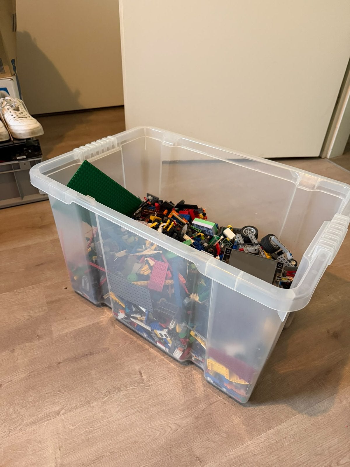 Grote partij LEGO met treinrails en onderdelen, Ophalen, Inclusief extra onderdelen, Lego, Losse stenen