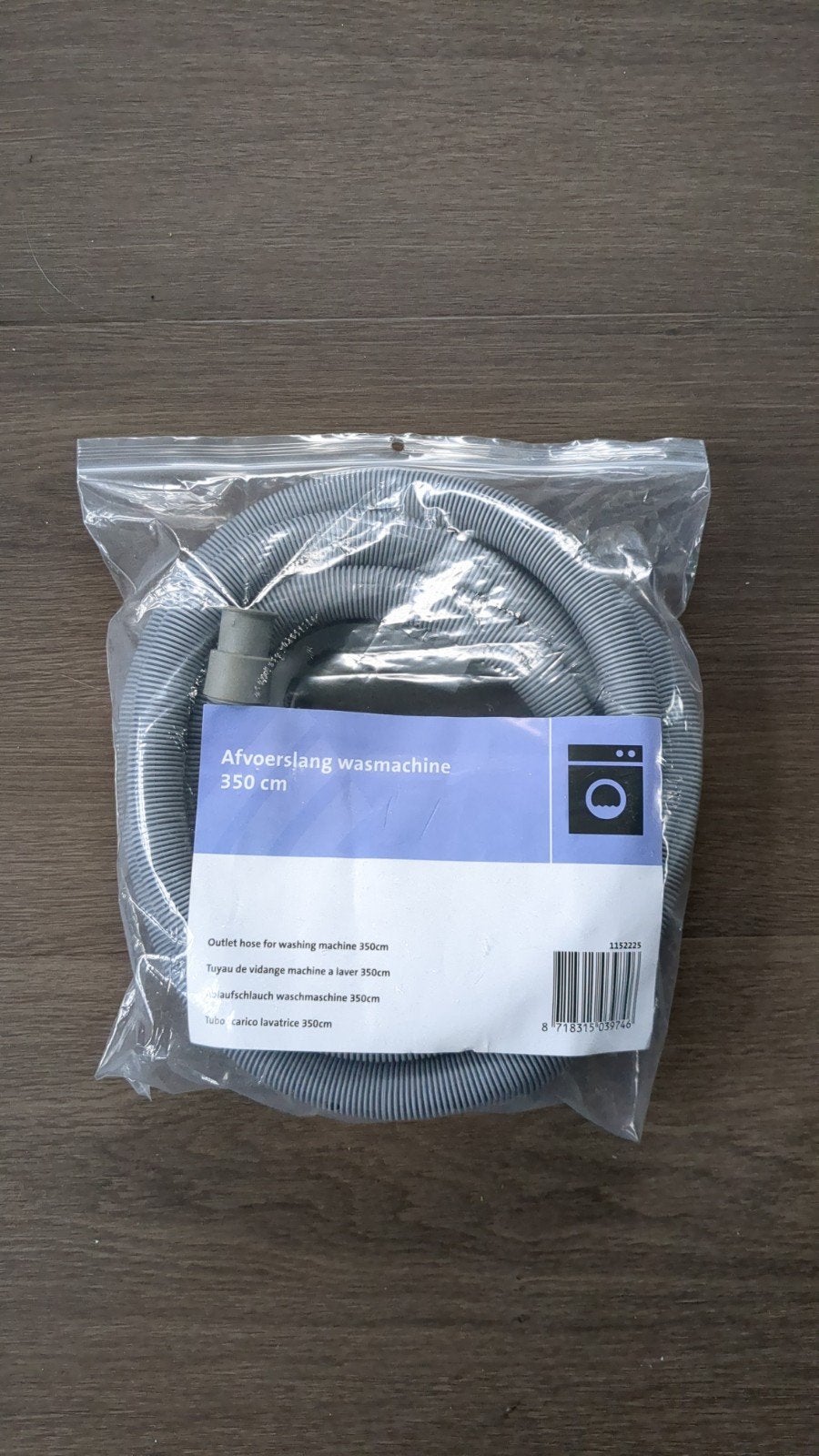 Afvoerslang wasmachine 350 cm, Ophalen of Verzenden, Nieuw