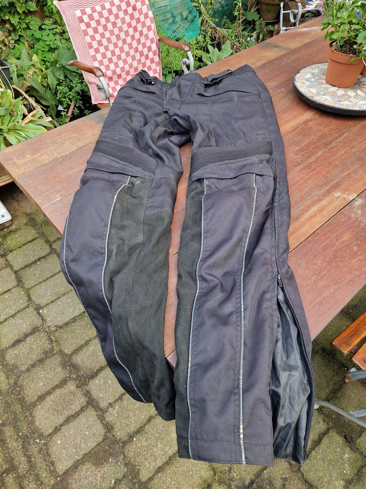 MQP Motorbroek Maat XL - LH met protectie, Motoren, Heren, MQP, Ophalen of Verzenden, Broek | textiel