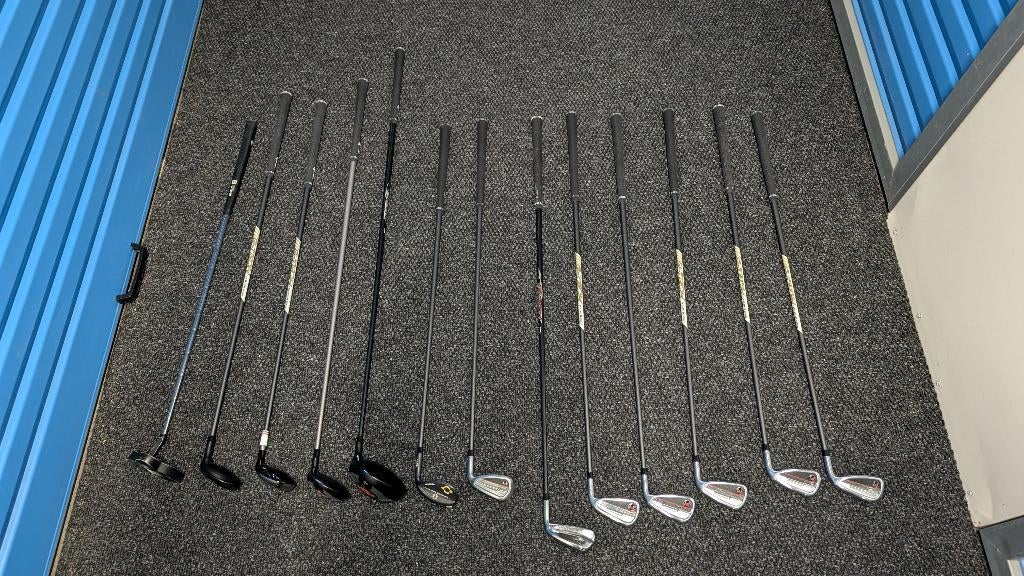 Complete golfset (graphite) + tas + trolley(s) – nette staat, Ophalen, Gebruikt, Set, Overige merken