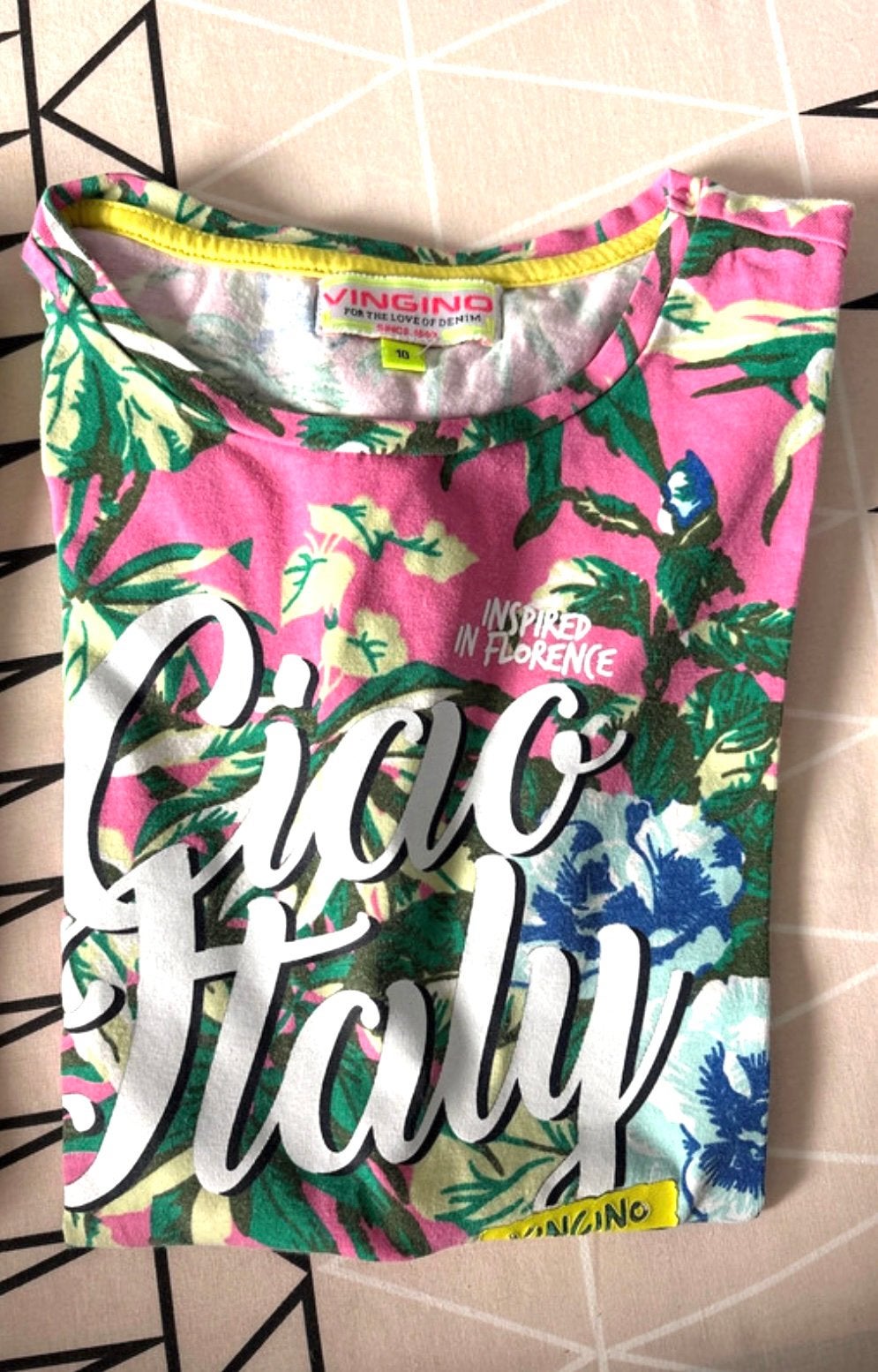 Kleding bundel Merk T-Shirt Korte Mouw Zomer Meisjes Mt140, Ophalen of Verzenden, Zo goed als nieuw, Meisje, Shirt of Longsleeve
