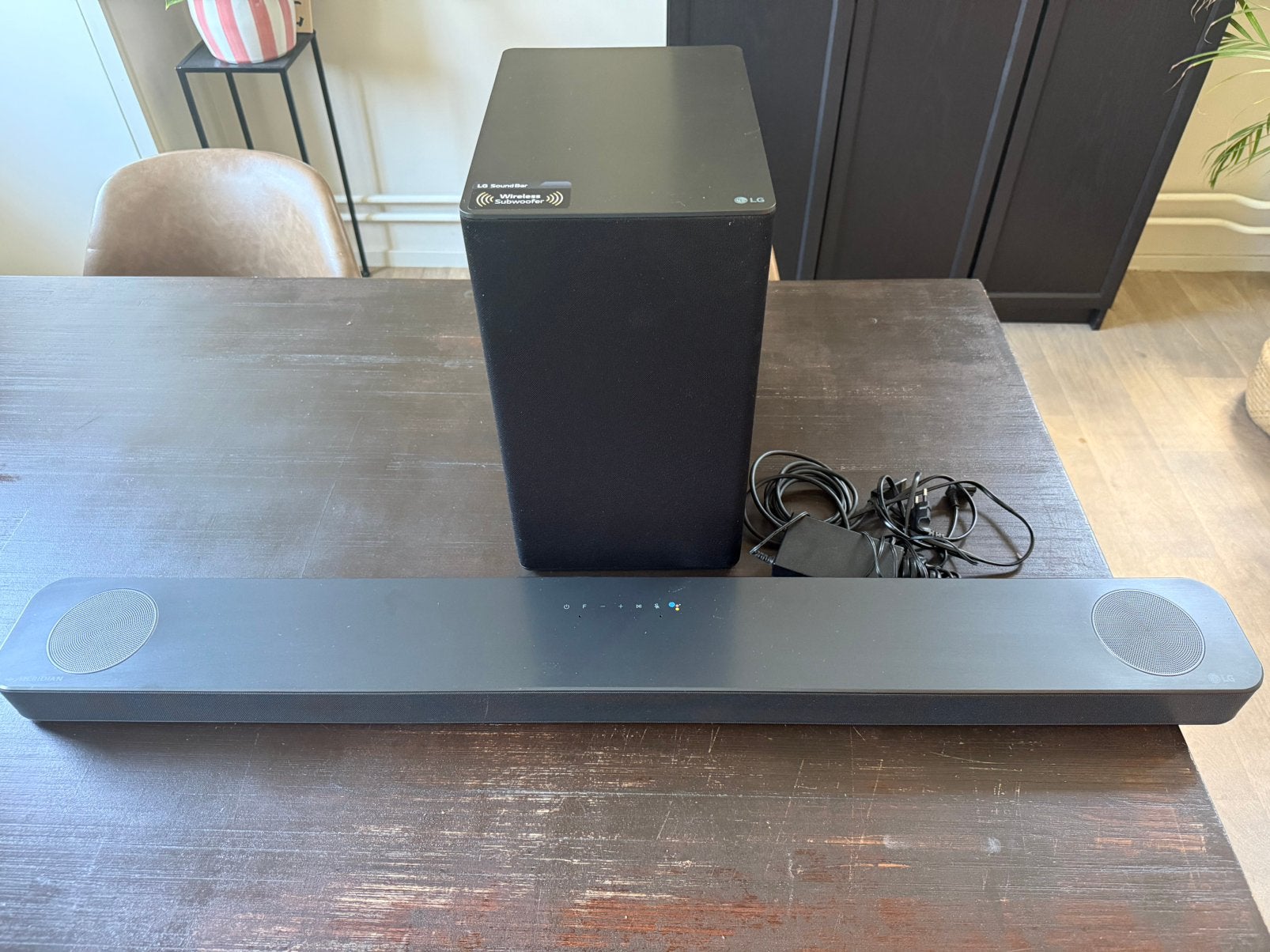 LG Soundbar & Subwoofer, Ophalen, Bluetooth, Zo goed als nieuw