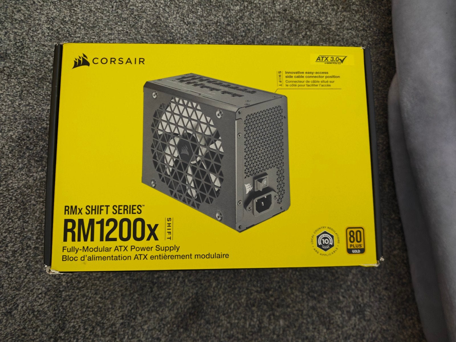 Corsair RM1200x shift power supply 1200w, Ophalen, Zo goed als nieuw