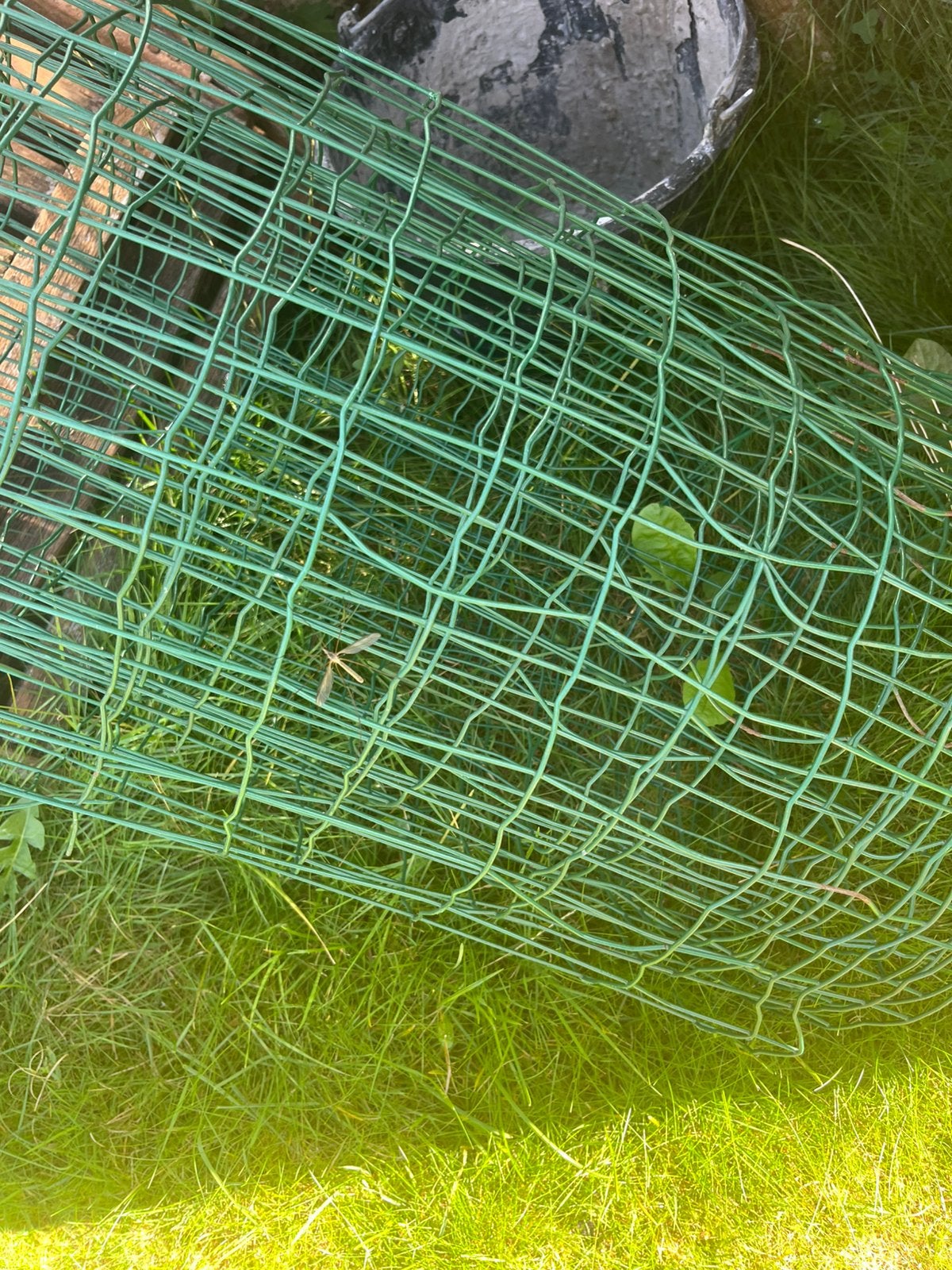 Groen gaas 120 x 700 cm tuingaas, Ophalen, Zo goed als nieuw, Minder dan 10 meter