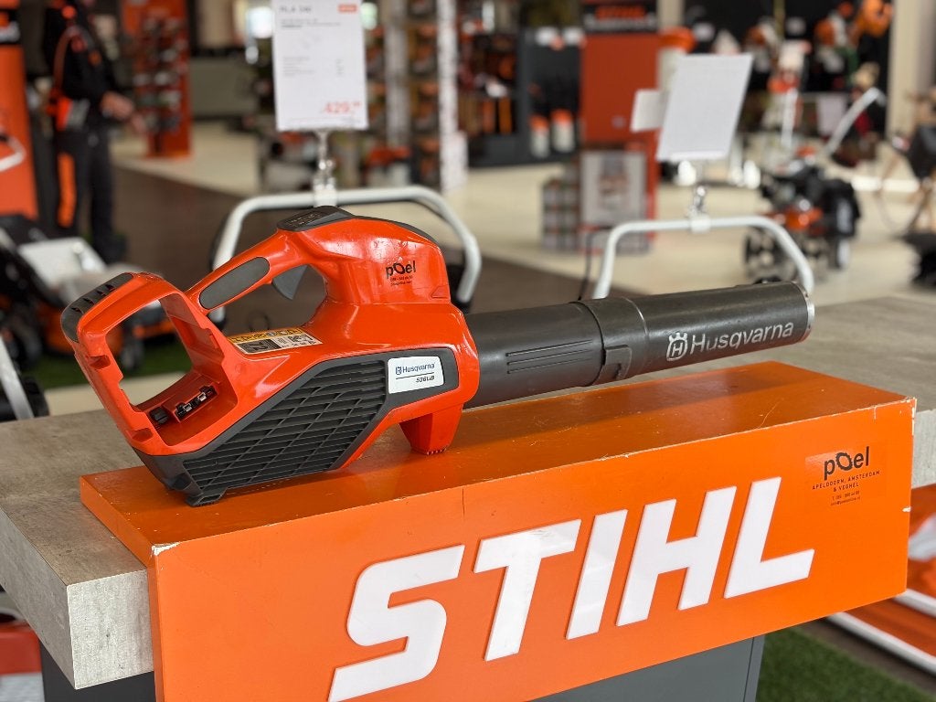 Husqvarna 536LiB – Accu Bladblazer, Tuin en Terras, Bladblazers, Gebruikt, Handgedragen, Elektrisch, Ophalen of Verzenden