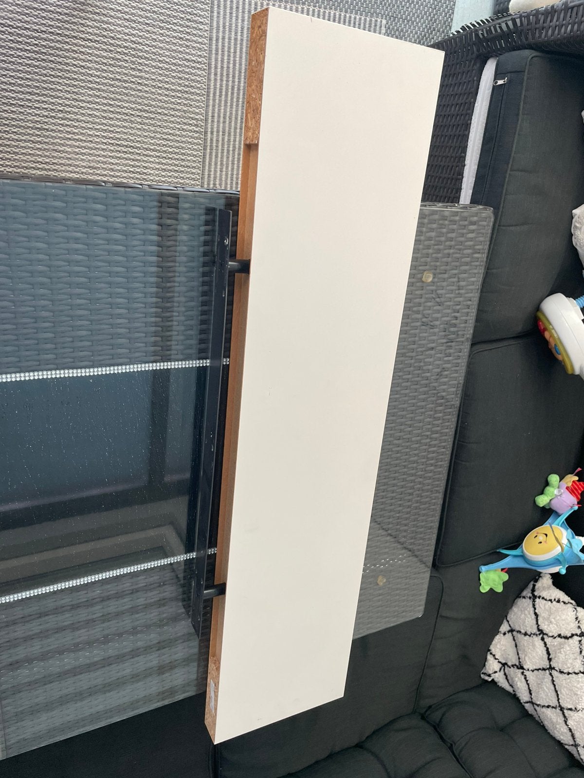 İkea wand rek wit, Doe-het-zelf en Verbouw, Platen en Panelen, Ophalen, Gebruikt