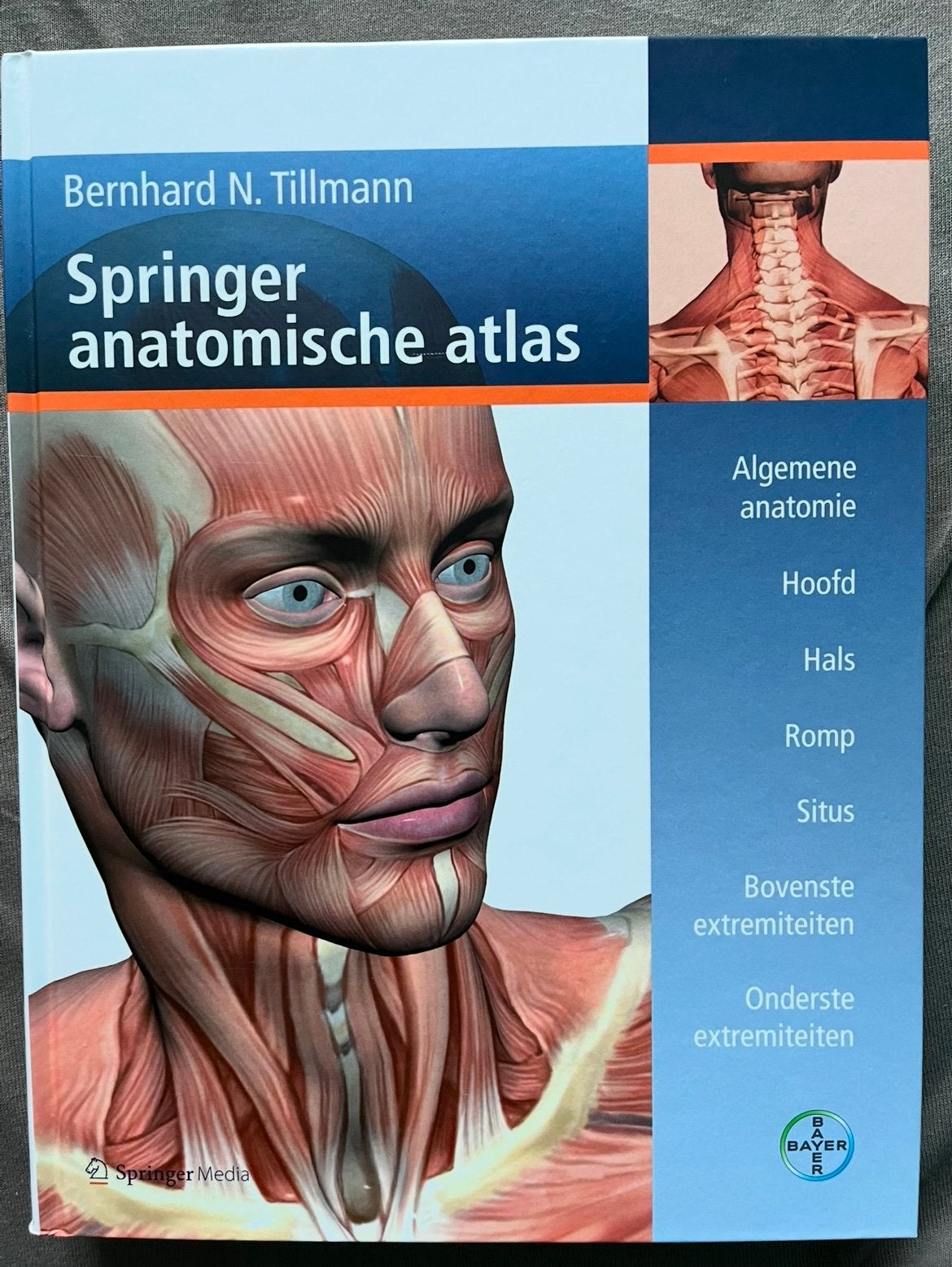 Springer anatomische atlas NL versie, Boeken, Studieboeken en Cursussen, Ophalen of Verzenden, Beta, Nieuw, WO