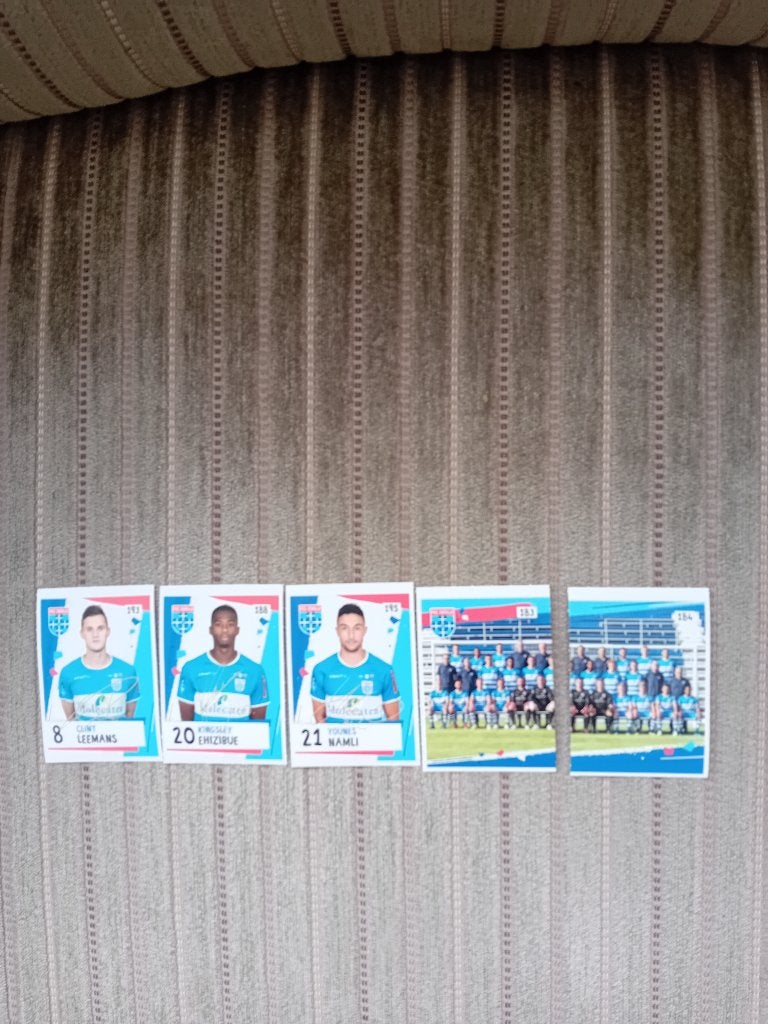 5 plaatjes - PEC Zwolle, Ophalen of Verzenden, Zo goed als nieuw, Overige binnenlandse clubs, Poster, Plaatje of Sticker