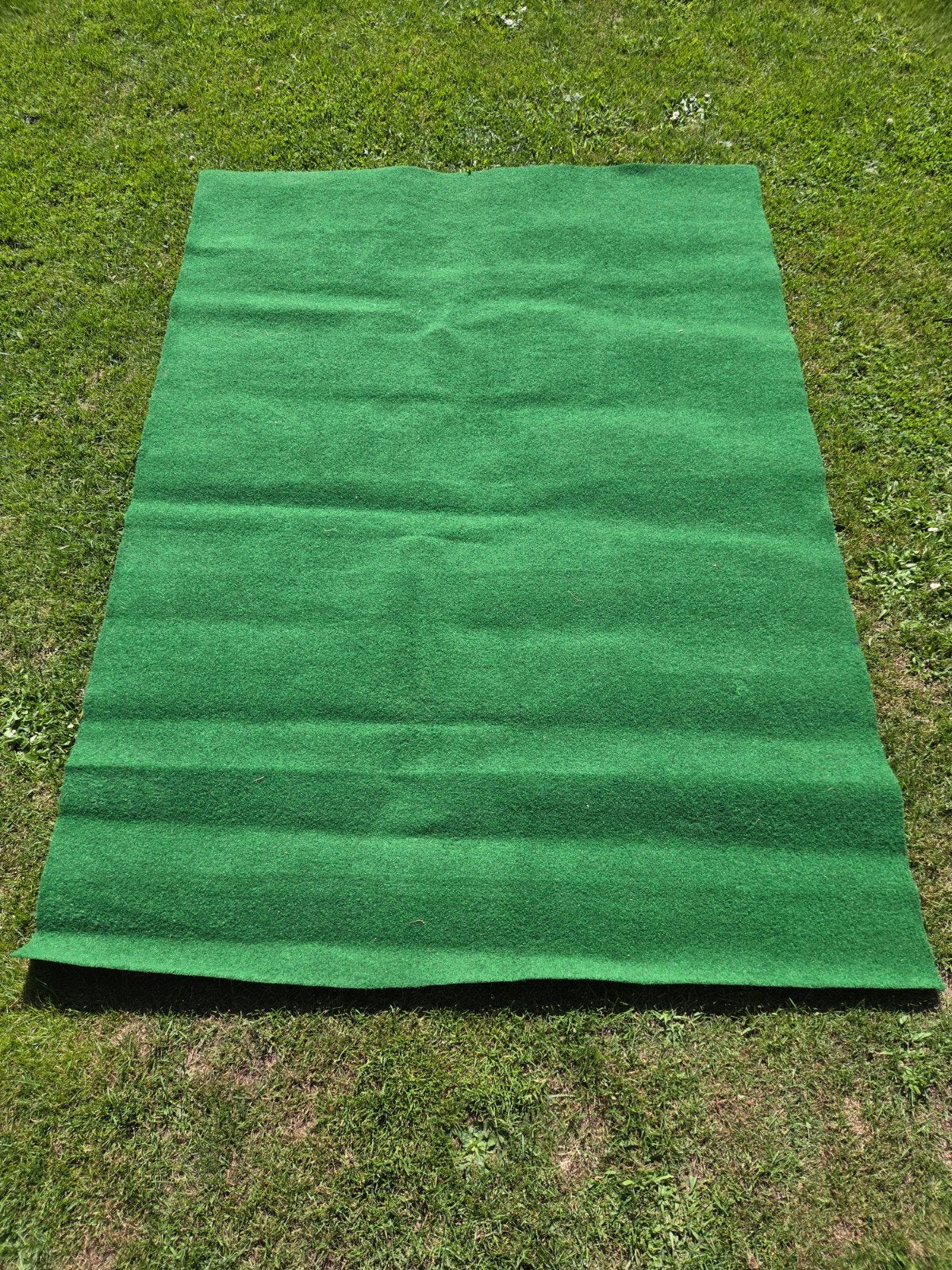 Groen kunstgras kleed 1.30 x 1.80 meter, Ophalen, Gebruikt, Minder dan 10 m², Kunstgras