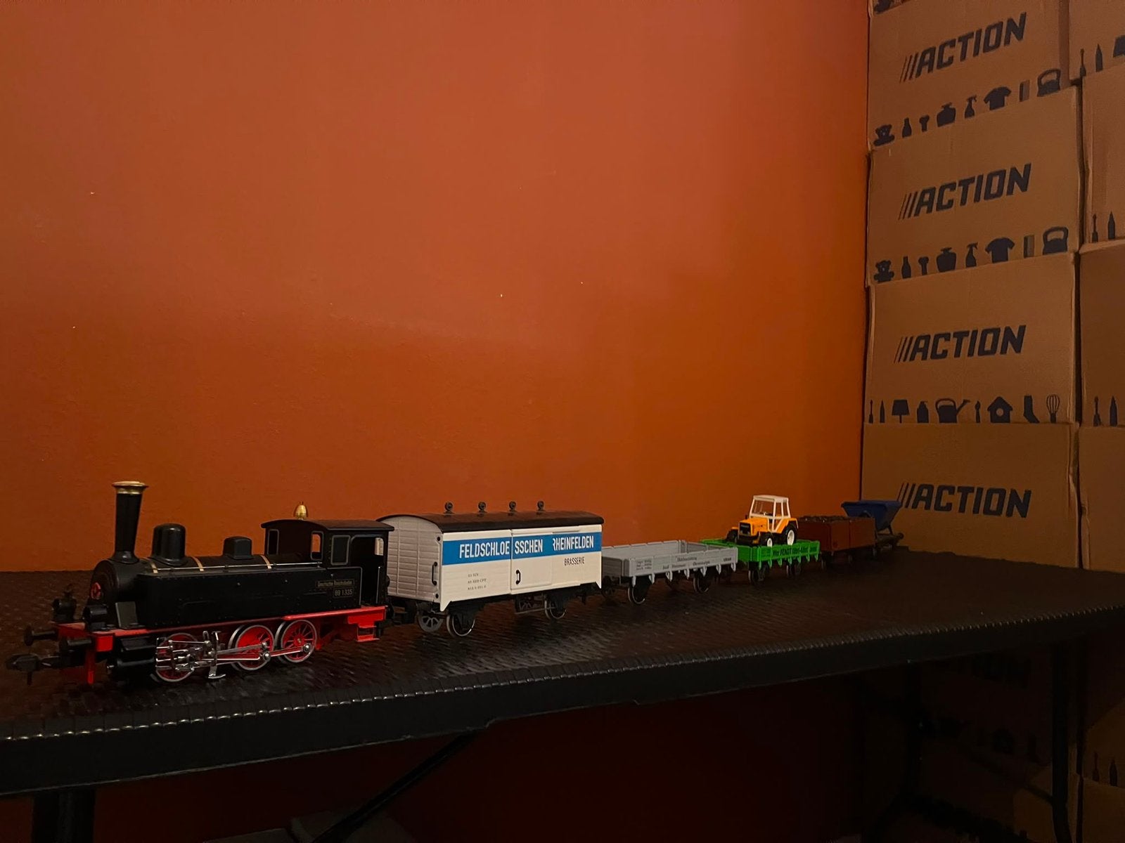 Märklin Maxi Treinset met Locomotief 54502 en Wagons, Wisselstroom, Ophalen of Verzenden, Analoog, Märklin