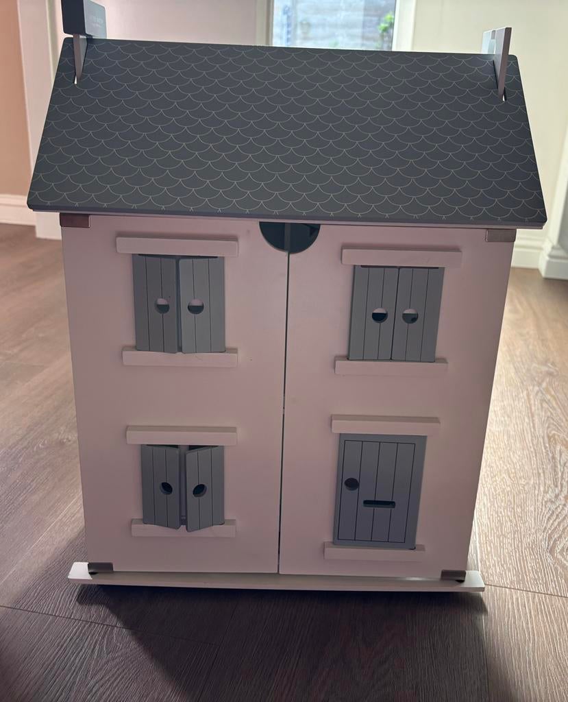 Little Dutch Houten Poppenhuis met Meubels, Kinderen en Baby's, Speelgoed | Poppenhuizen, Ophalen, Zo goed als nieuw, Poppenhuis