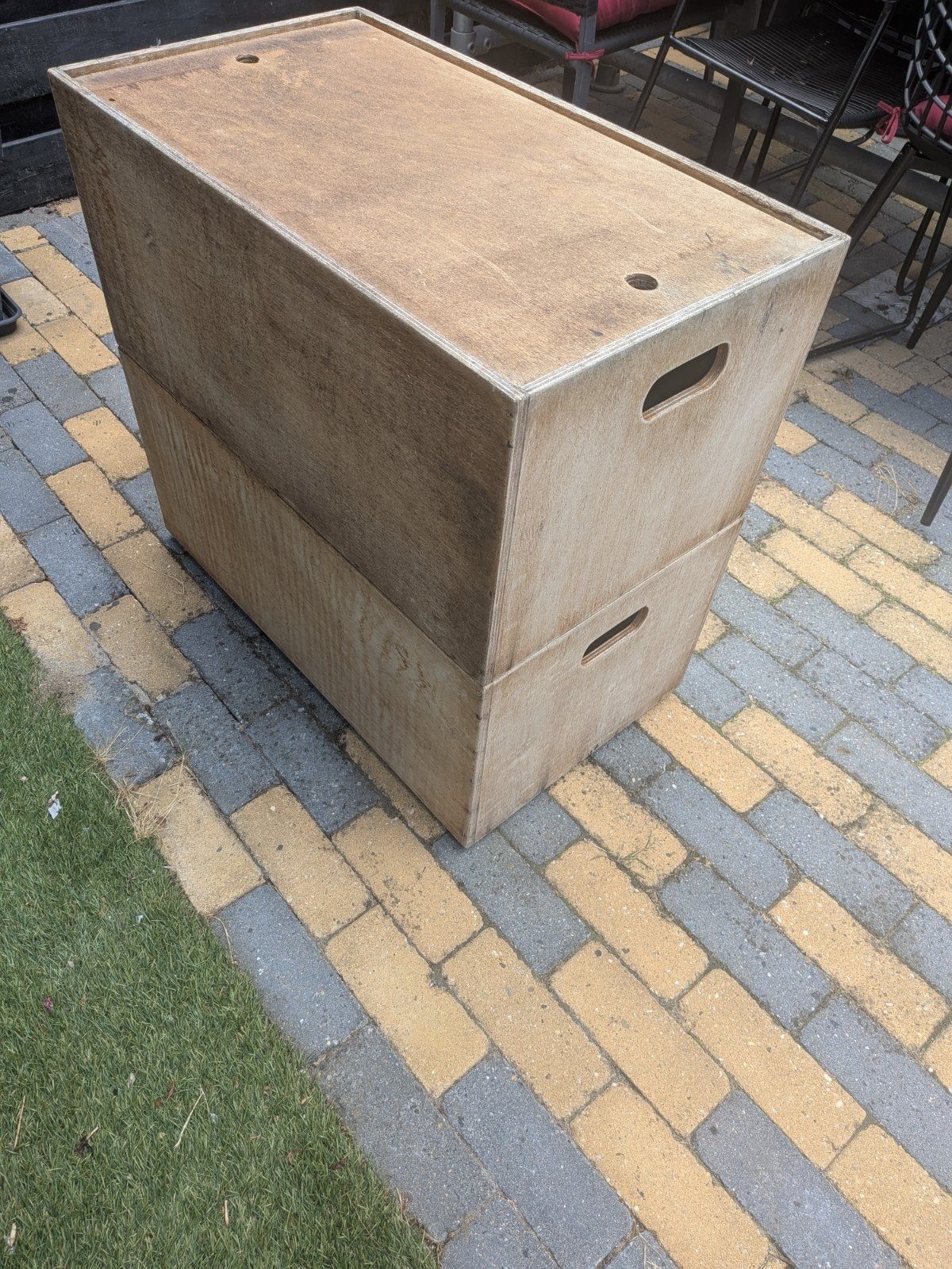 kisten van hout, Huis en Inrichting, Ophalen, Gebruikt, Overige houtsoorten