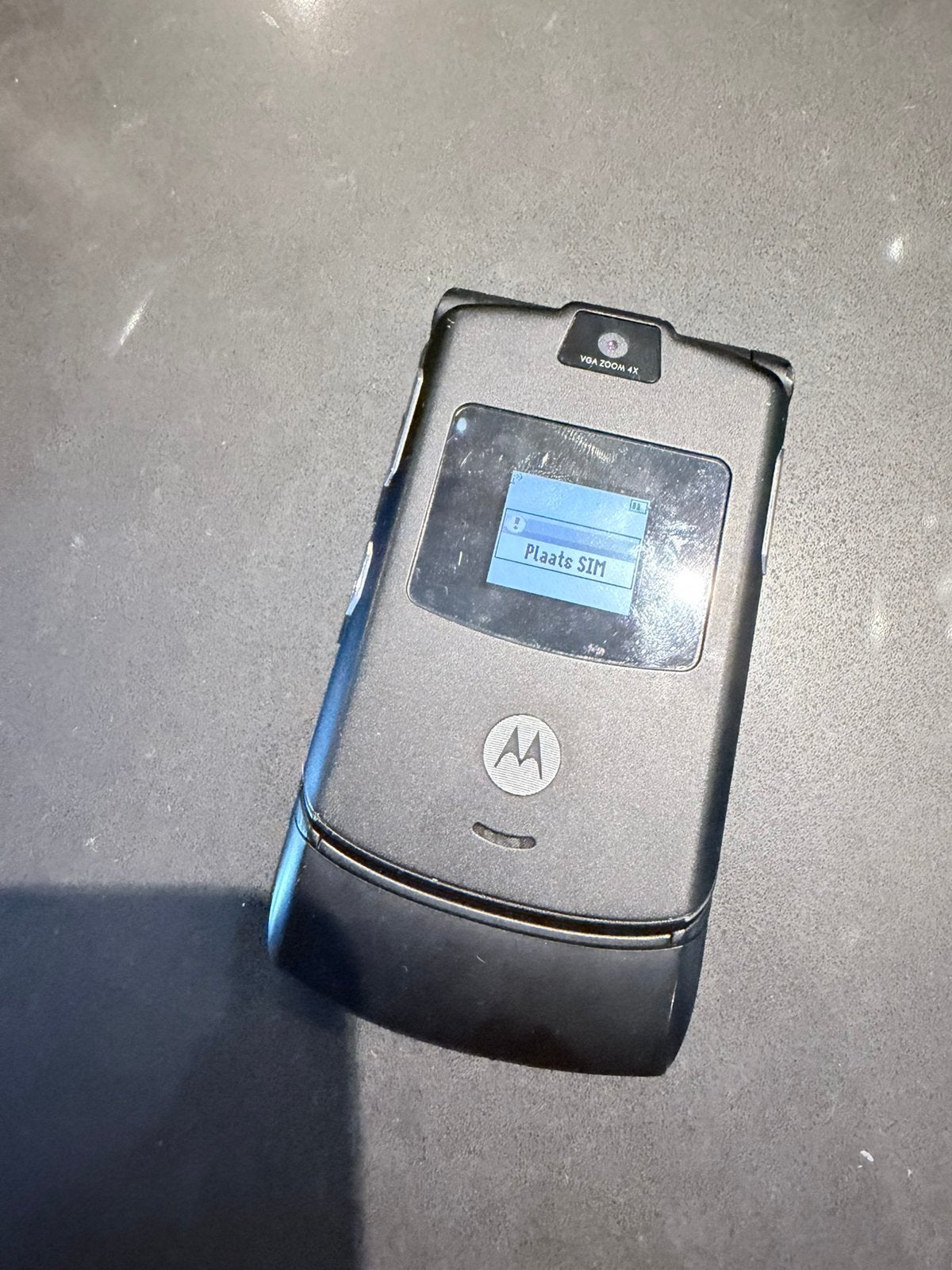 Motorola razr v3, Zwart, Inklapmodel, Ophalen of Verzenden, Zo goed als nieuw