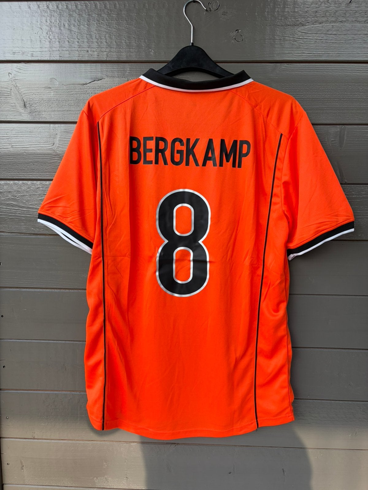 Nederland Thuisshirt 1998 – Bergkamp #8 – Diverse maten, Sport en Fitness, Verzenden, Nieuw, Shirt