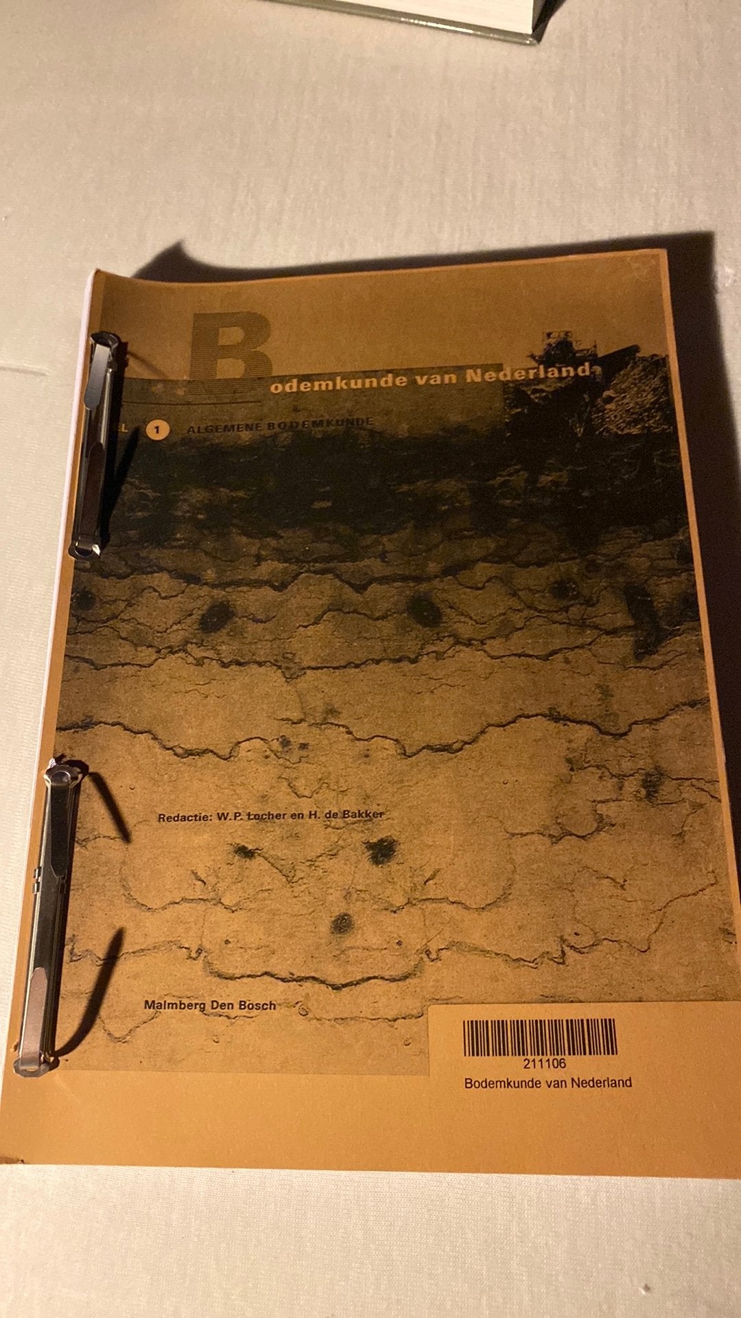 Bodemkunde van nederland 1, Boeken, Ophalen of Verzenden, Beta, Zo goed als nieuw, HBO