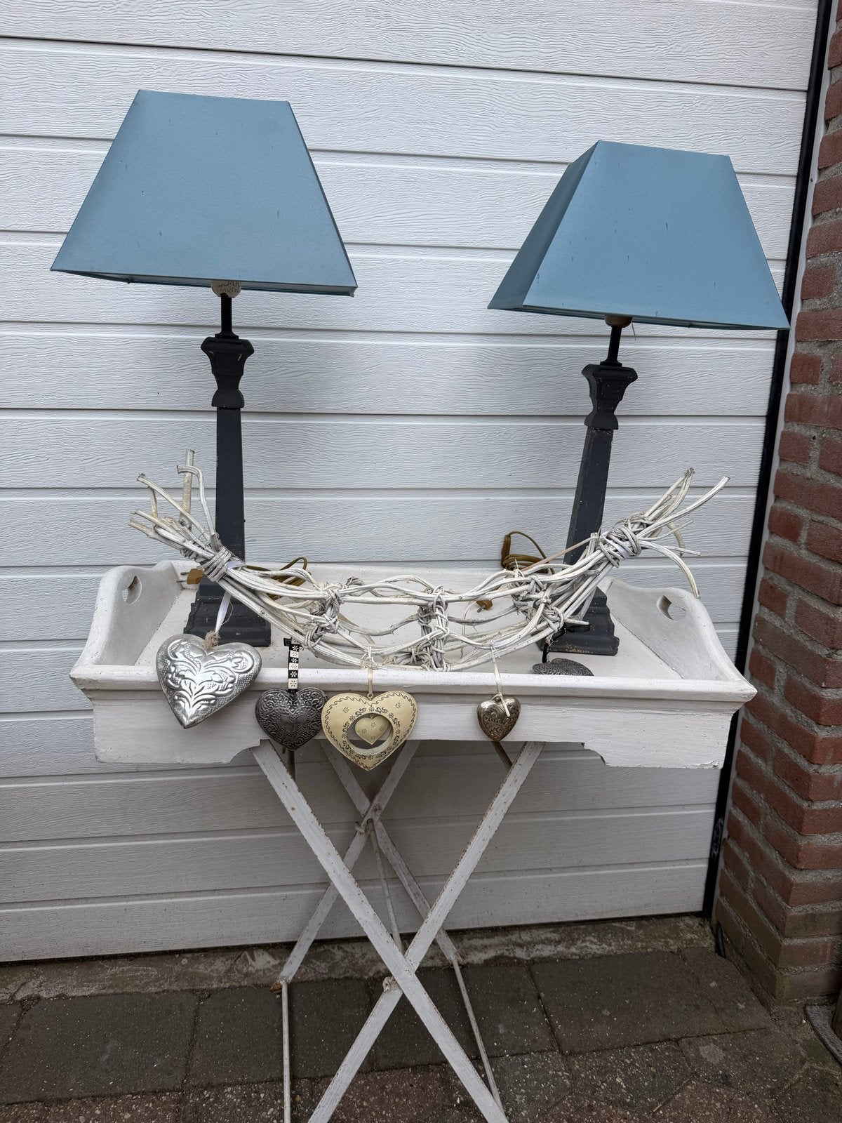 Set schemerlampen Brocante, Ophalen of Verzenden
