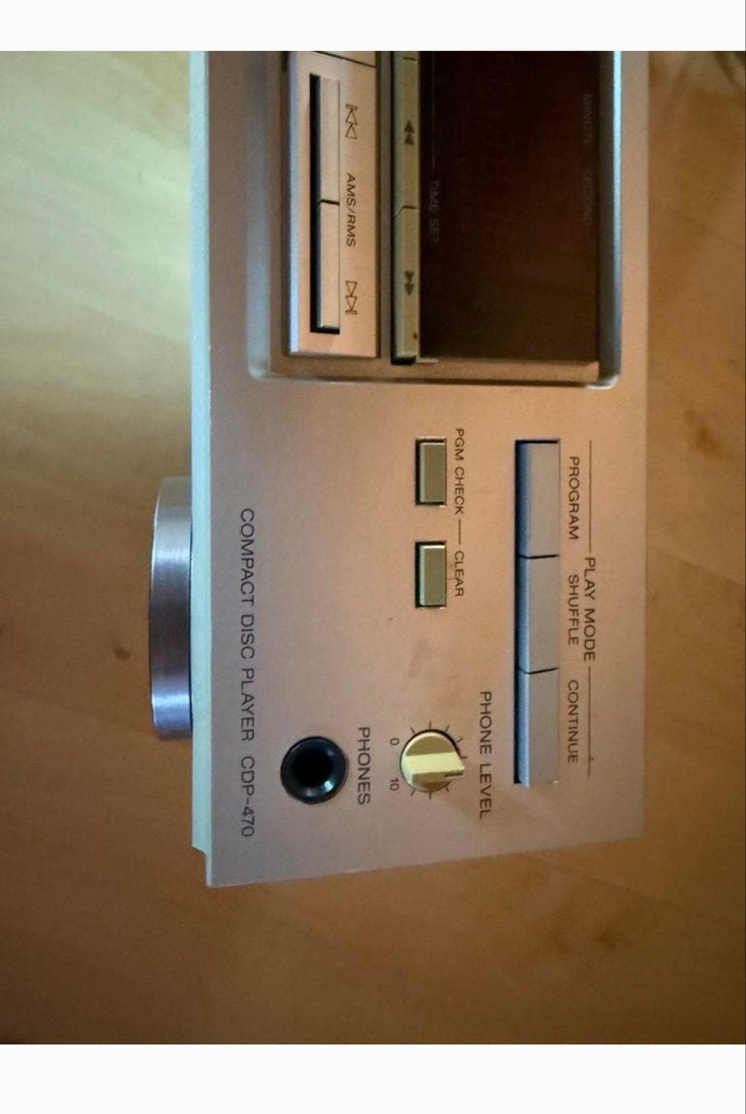 Sony CDP-470 CD-speler - Vintage Audio Klassieker, Ophalen of Verzenden, Gebruikt, Sony