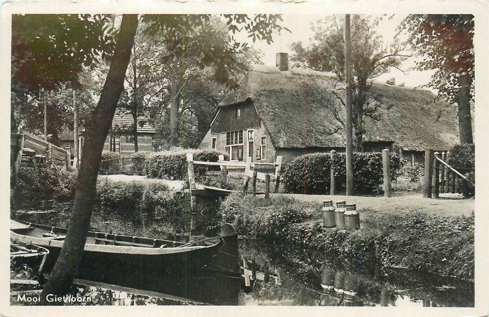 304-252-013 Giethoorn Mooi Giethoorn, Verzenden, Voor 1920, Overijssel