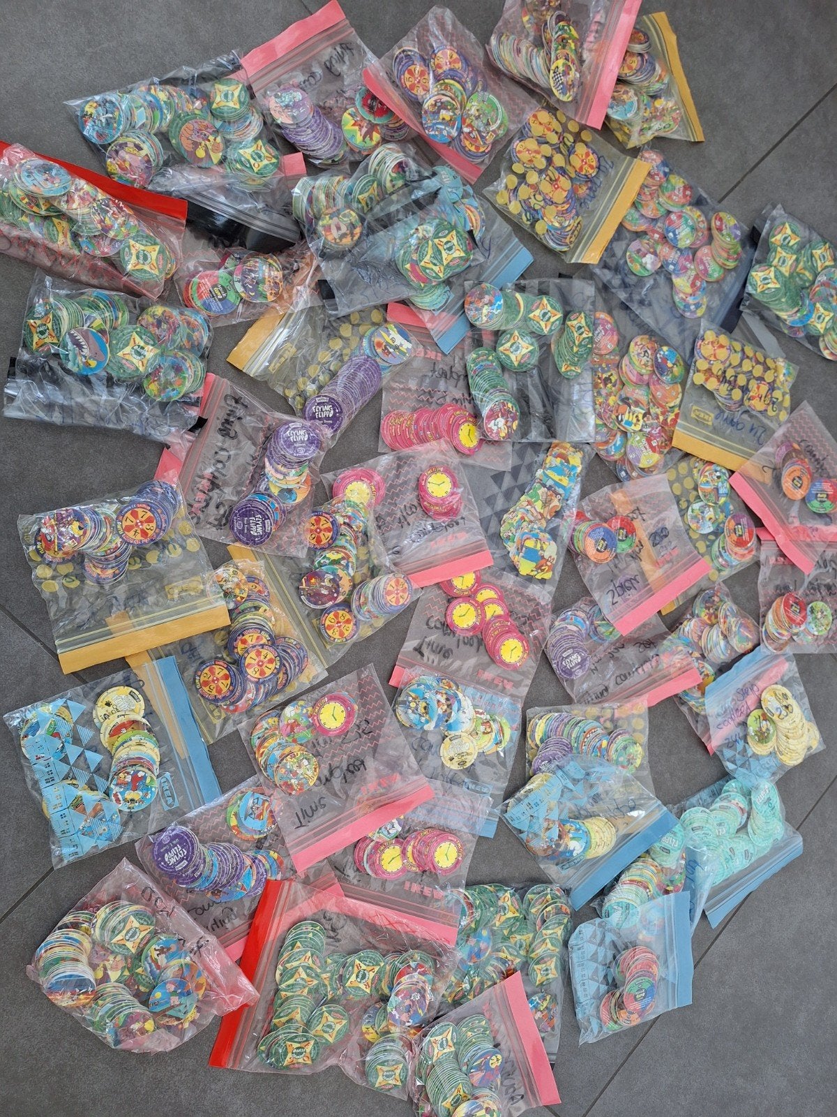 Mega veel flippo's complete setjes!, Ophalen, Spiek, Losse flippo's