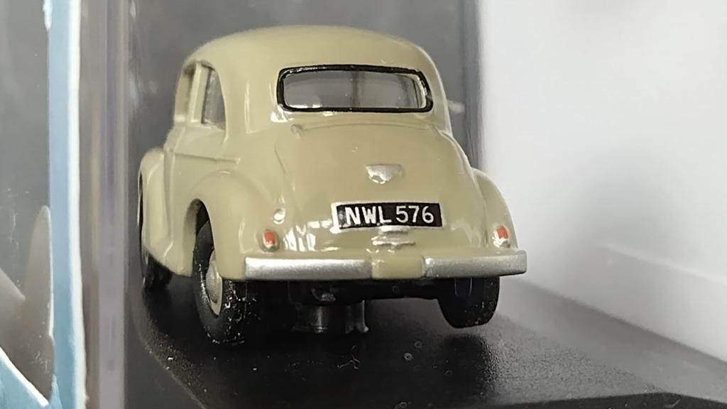 Morris Minor MM Platinum Grey 1:76 Oxford Diecast Pol, Auto, Verzenden, ., Nieuw
