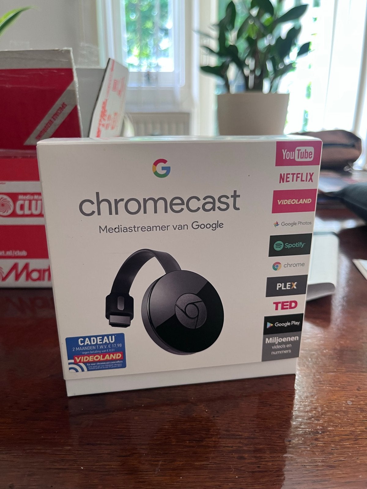 Google Chromecast Mediaspeler - Ongebruikt, Ophalen of Verzenden, Nieuw, HDMI, Zonder harde schijf