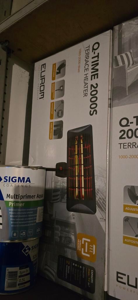 Eurom terras heater, Ophalen of Verzenden, Nieuw