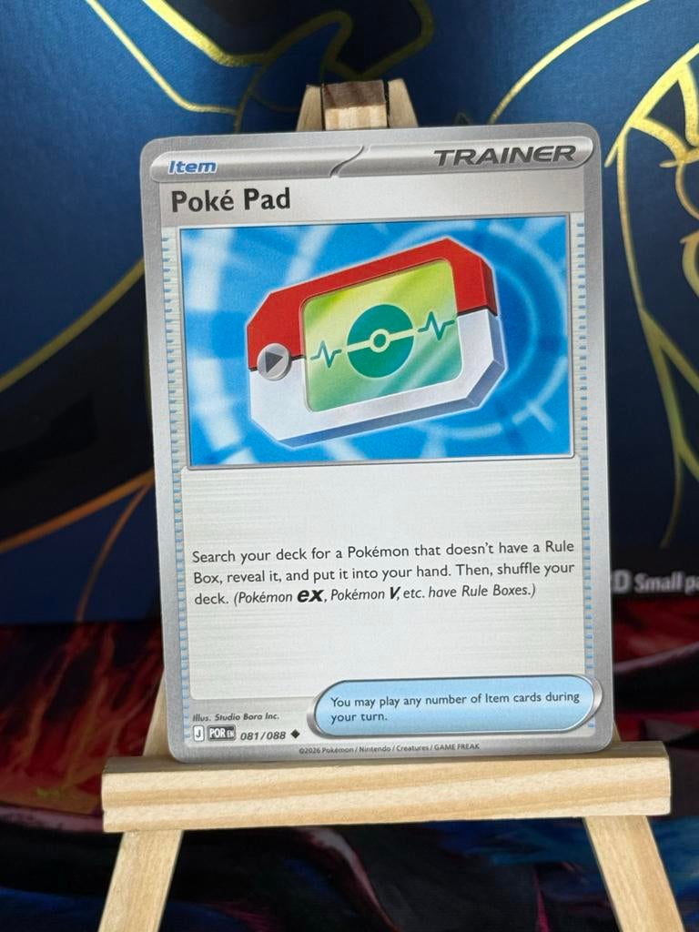 Poke Pad #81 | Pokemon Perfect Order, Ophalen of Verzenden, Zo goed als nieuw, Losse kaart