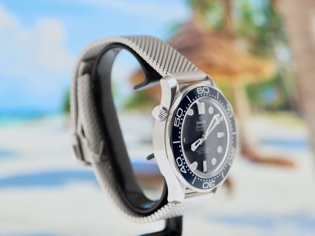 Omega Seamaster J.Bond 007 60th Anni. Briljante Staat 6-2024, Staal, Staal, Polshorloge, Ophalen of Verzenden