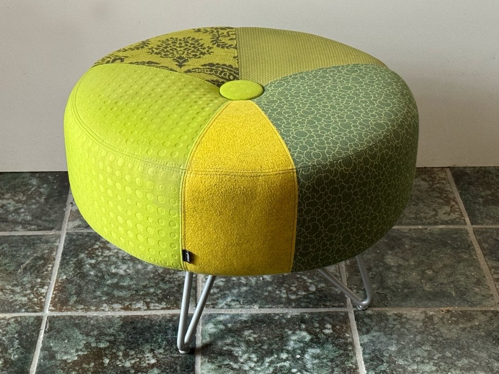 Mitab button spare part edition  SPE poef stool Ø69cm UNIEK, Scandinavisch design, Gebruikt, Ophalen of Verzenden, Metaal