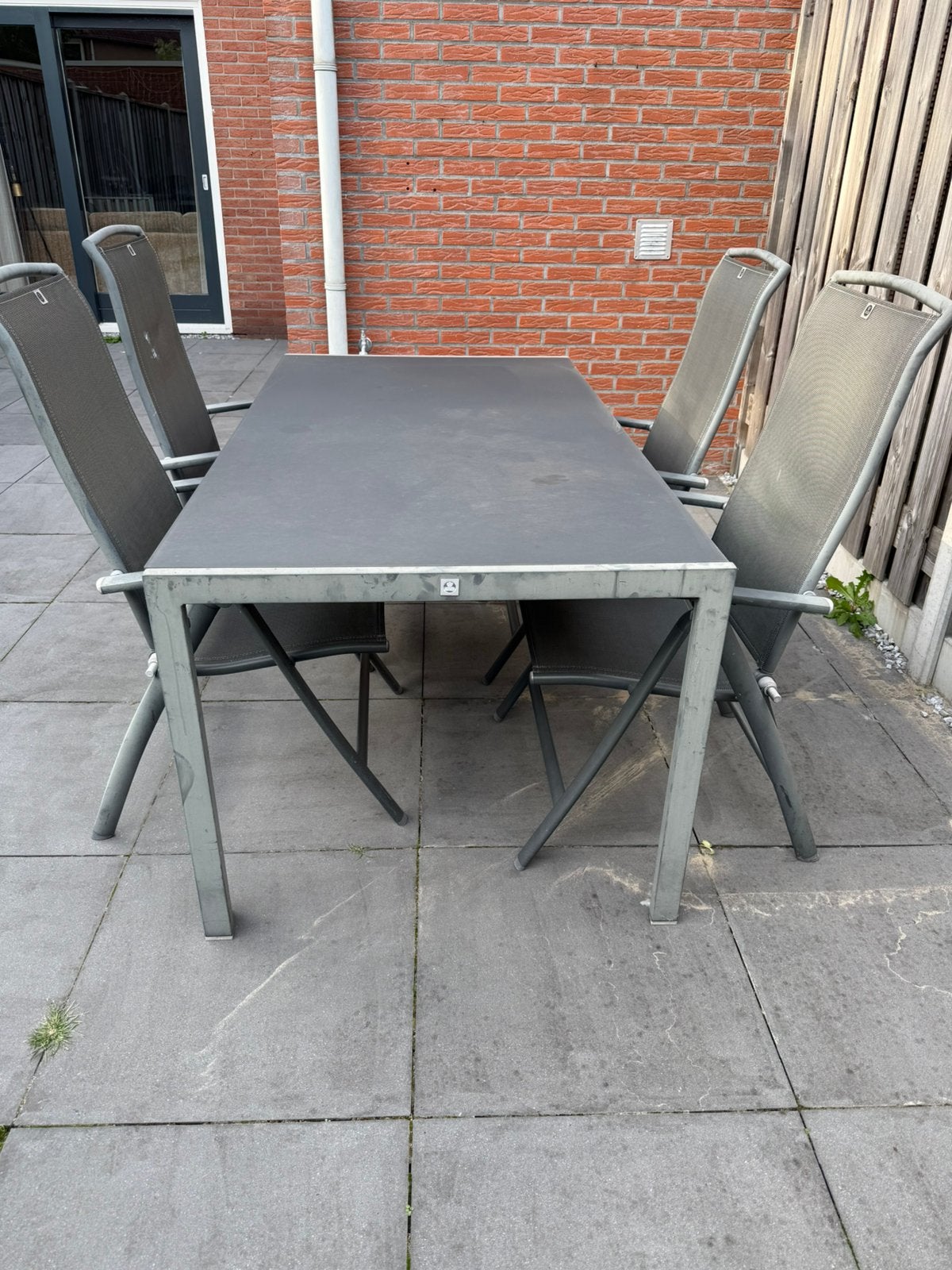 Tuinset Le Sud, Tuin en Terras, Ophalen, 4 zitplaatsen, Gebruikt, Eettafel