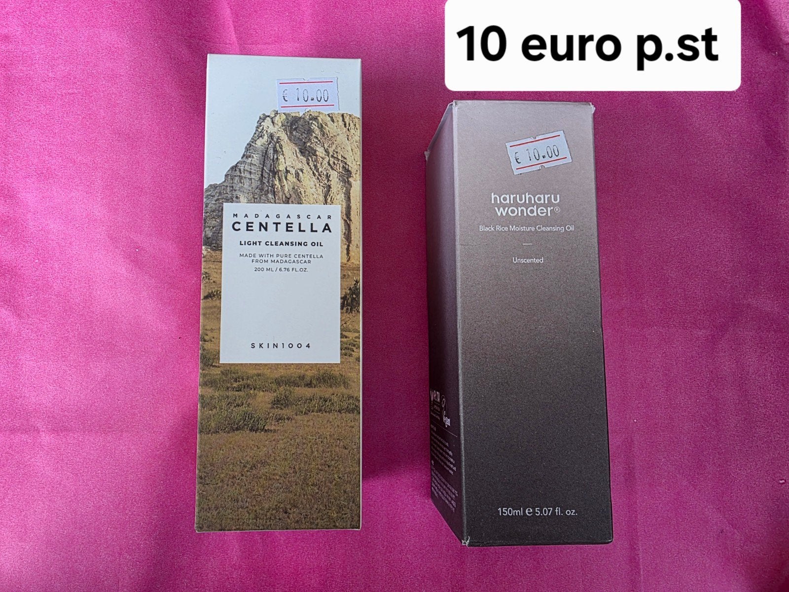Korean skincare k-beauty Stap 1: Oliebasis (Oil, Balm, Milk), Made in Korea, Gehele gezicht, Nieuw, Ophalen of Verzenden