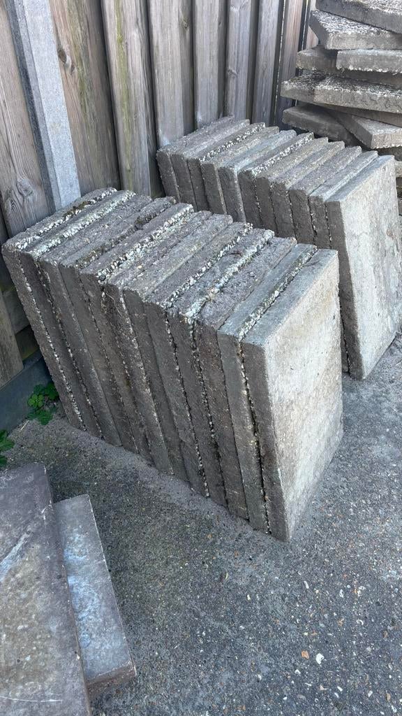 Grindtegels circa 50 stuks, Ophalen, Gebruikt, 10 m² of meer, Grind