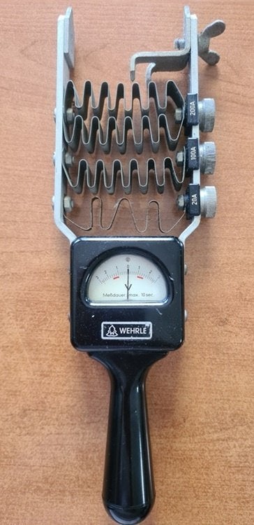 Wehrle  Retro batterijtester, Ophalen of Verzenden